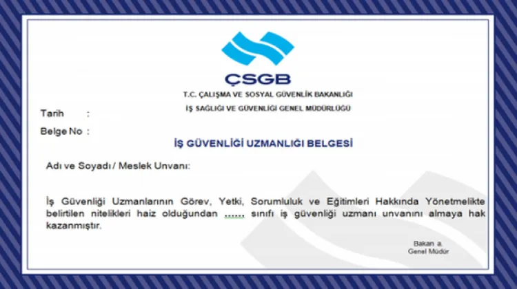 İş Sağlığı ve Güvenliği Sertifikası Hakkında Bilmeniz Gereken Her Şey
